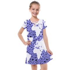 Sea Ocean Underwater Kids  Cross Web Dress