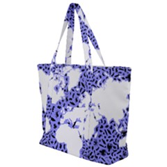 Sea Ocean Underwater Zip Up Canvas Bag