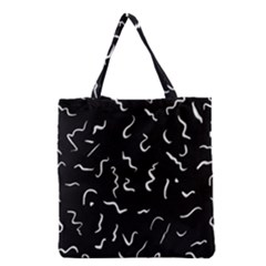 Scribbles Lines Painting Grocery Tote Bag