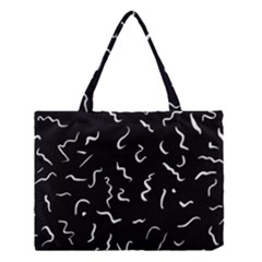 Scribbles Lines Painting Medium Tote Bag