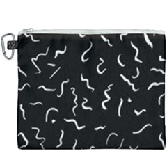 Scribbles Lines Painting Canvas Cosmetic Bag (xxxl)