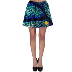 Sea Coral Stained Glass Skater Skirt by HermanTelo