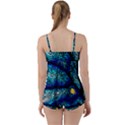 Sea Coral Stained Glass Babydoll Tankini Set View2