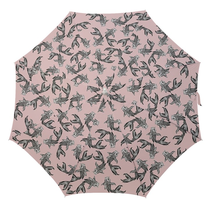 Koi Fish Pattern Straight Umbrellas