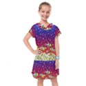 Sea Snow Christmas Coral Fish Kids  Drop Waist Dress View1