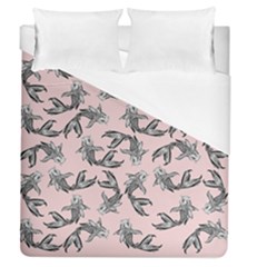 Koi Fish Pattern Duvet Cover (queen Size)