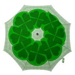 Shamrock Luck Day Hook Handle Umbrellas (large)