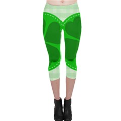 Shamrock Luck Day Capri Leggings 