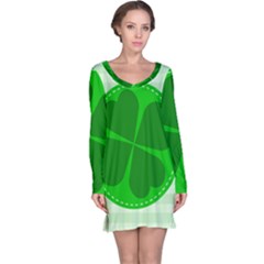 Shamrock Luck Day Long Sleeve Nightdress