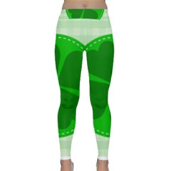 Shamrock Luck Day Classic Yoga Leggings by HermanTelo