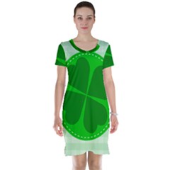 Shamrock Luck Day Short Sleeve Nightdress