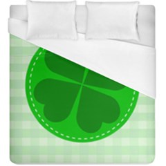 Shamrock Luck Day Duvet Cover (king Size)