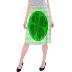 Shamrock Luck Day Midi Beach Skirt