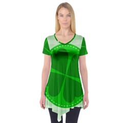 Shamrock Luck Day Short Sleeve Tunic 