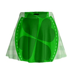 Shamrock Luck Day Mini Flare Skirt