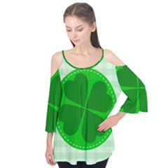 Shamrock Luck Day Flutter Tees