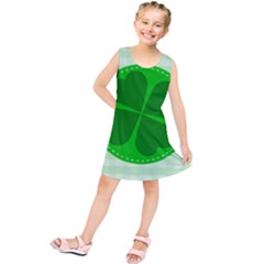 Shamrock Luck Day Kids  Tunic Dress