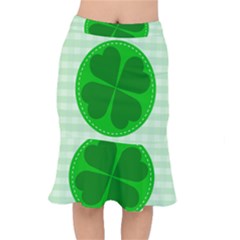 Shamrock Luck Day Mermaid Skirt