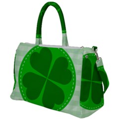 Shamrock Luck Day Duffel Travel Bag by HermanTelo