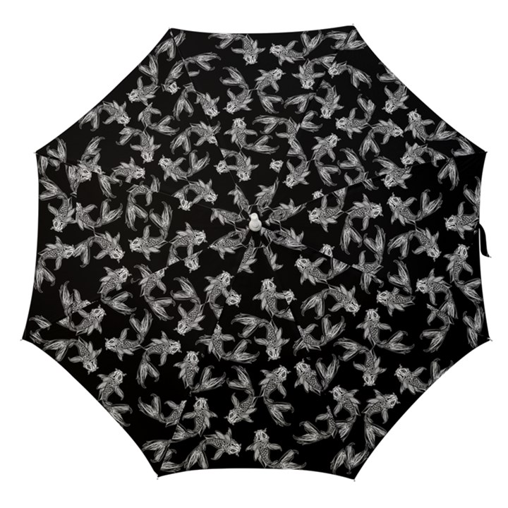 Koi Fish Pattern Straight Umbrellas