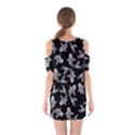 Koi Fish Pattern Shoulder Cutout One Piece Dress View2