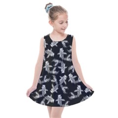 Koi Fish Pattern Kids  Summer Dress by Valentinaart