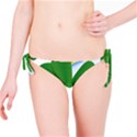 Shamrock Clover Saint Patrick Leaves Bikini Bottom View1