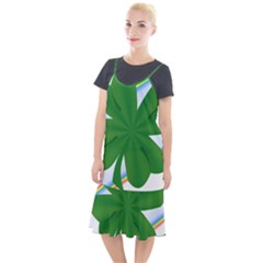 Shamrock Clover Saint Patrick Leaves Camis Fishtail Dress