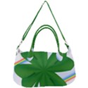 Shamrock Clover Saint Patrick Leaves Removal Strap Handbag View2