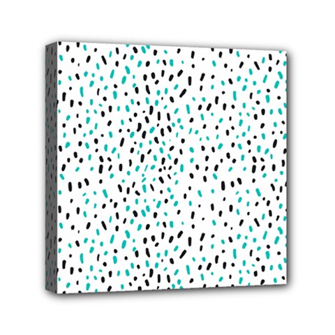 Seamless Texture Fill Polka Dots Mini Canvas 6  X 6  (stretched)