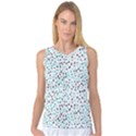 Seamless Texture Fill Polka Dots Women s Basketball Tank Top View1