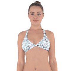 Seamless Texture Fill Polka Dots Halter Neck Bikini Top by HermanTelo