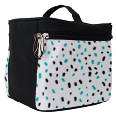 Seamless Texture Fill Polka Dots Make Up Travel Bag (small)