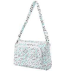 Seamless Texture Fill Polka Dots Front Pocket Crossbody Bag by HermanTelo