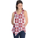 Snowflake Red White Sleeveless Tunic View1