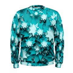 Stars Christmas Ice 3d Men s Sweatshirt by HermanTelo