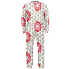 Stamping Pattern Red Onepiece Jumpsuit (men)  by HermanTelo