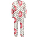 Stamping Pattern Red OnePiece Jumpsuit (Men)  View1