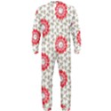 Stamping Pattern Red OnePiece Jumpsuit (Men)  View2