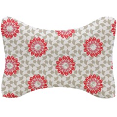 Stamping Pattern Red Seat Head Rest Cushion