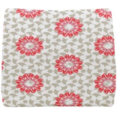 Stamping Pattern Red Seat Cushion