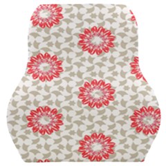 Stamping Pattern Red Car Seat Back Cushion 