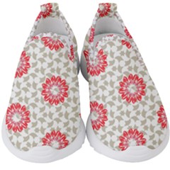 Stamping Pattern Red Kids  Slip On Sneakers by HermanTelo