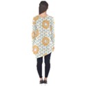 Stamping Pattern Yellow Long Sleeve Tunic  View2