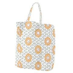 Stamping Pattern Yellow Giant Grocery Tote