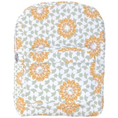 Stamping Pattern Yellow Full Print Backpack