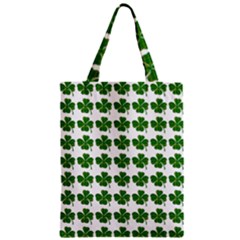 Shamrocks Clover Green Leaf Zipper Classic Tote Bag