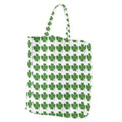 Shamrocks Clover Green Leaf Giant Grocery Tote