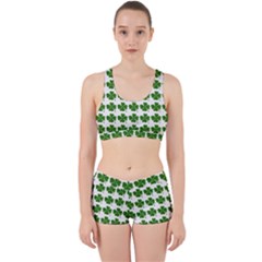 Shamrocks Clover Green Leaf Work It Out Gym Set by HermanTelo