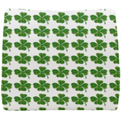 Shamrocks Clover Green Leaf Seat Cushion by HermanTelo